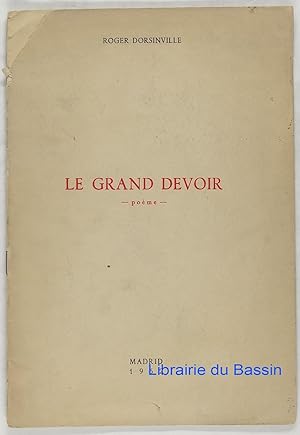 Image du vendeur pour Le grand devoir mis en vente par Librairie du Bassin