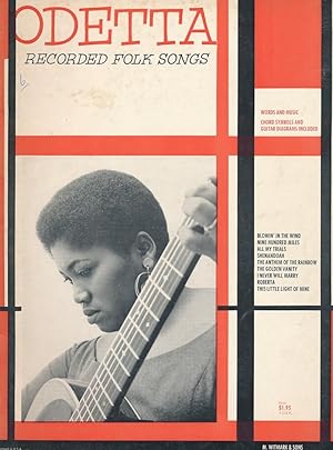 Seller image for Odetta. Recorded Folk Songs for sale by Barter Books Ltd