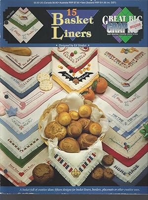 Immagine del venditore per 15 Basket Liners - Cross Stitch venduto da Vada's Book Store