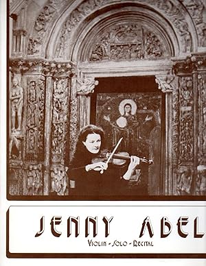 Jenny Abel performs Unaccompanied Violin Music of Henze, J.S. Bach, and Bartok [LP VINYL RECORD]