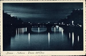 Immagine del venditore per Ansichtskarte / Postkarte Firenze Florenz Toscana, Notturno, Poesia dell'Arno venduto da akpool GmbH