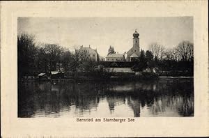 Bild des Verkufers fr Ansichtskarte / Postkarte Bernried am Starnberger See, Teilansicht vom Ort am Starnberger See zum Verkauf von akpool GmbH