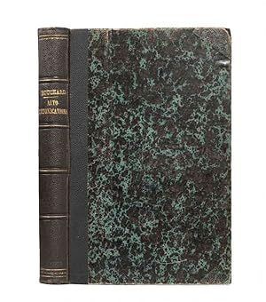 Bild des Verkufers fr Leons sur les Auto-Intoxications dans les maladies. Professes  la facult de mdecine de Paris pendant l'anne 1885. Recueillies et publies par le Dr. P. Le Gendre. zum Verkauf von Harteveld Rare Books Ltd.