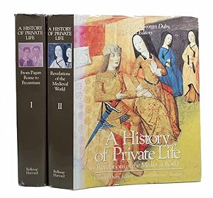 Imagen del vendedor de A history of private life. - Vol. 1) Paul Veyne: From Pagan Rome to Byzantium. Vol. 2: Revelations of the medieval world. In 2 vols. a la venta por Harteveld Rare Books Ltd.