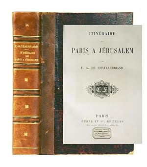 Bild des Verkufers fr Itinraire de Paris  Jrusalem. (Oeuvres compltes de Chteaubriand. Tome IV). zum Verkauf von Harteveld Rare Books Ltd.