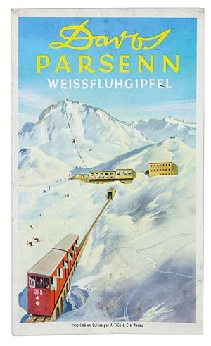 Bild des Verkufers fr 1)Davos, Klimatischer Luftkurort und Sportplatz, 1560 M..d.M., Kanton Graubnden, Schweiz. Illustr. / 2) Davos Parsenn Weissfluhgipfel Touristen-Prospekte mit Panorama (Trb) (s.d. um 1960)3) Faltbl.-Prospekt 6x gef. ?Die Museen Graubndens. Tiefdr. Manatschal Ebner & Cie, Chur, Fotos J. Feuerstein-Schuls - Gebr. Lang-Chur - E. Meerkmper, Davos - Alb. Steiner St.-Moritz und S. Berni -Klosters. zum Verkauf von Harteveld Rare Books Ltd.