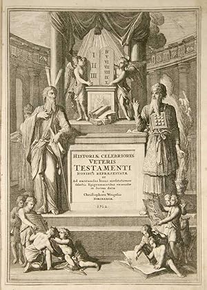 Seller image for Historiae celebriores Veteris ( & Novi) Testamenti iconibus repraesentatae. 2 Tle. in 1 Band. for sale by Harteveld Rare Books Ltd.