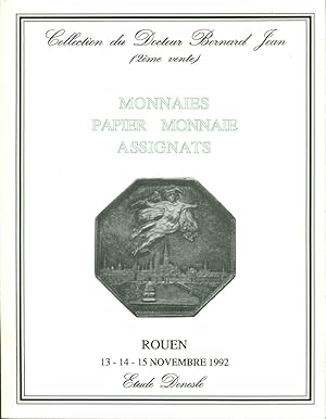 Collection du Docteur Bernard Jean (2eme vente) Monnaies :Grecques Romaines byzantines gauloises ...