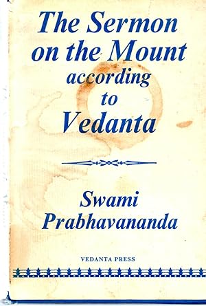 Seller image for The Sermon on the Mount According to Vedanta for sale by Book Booth