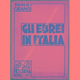 Seller image for Gli Ebrei in Italia for sale by Libreria Antiquaria Giulio Cesare di Daniele Corradi