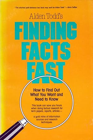 Seller image for Finding Facts Fast for sale by Kayleighbug Books, IOBA