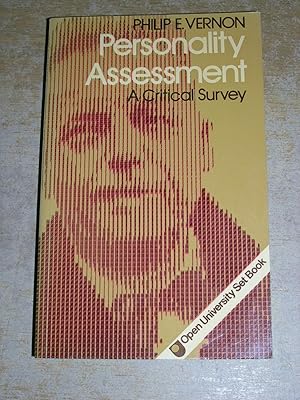 Seller image for Personality Assessment: A Critical Survey for sale by Neo Books