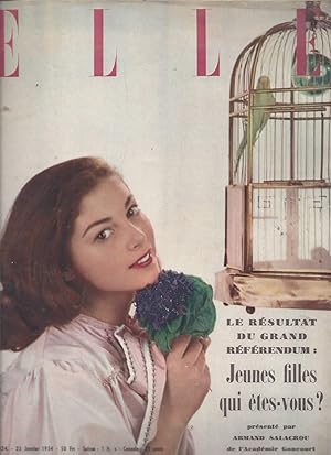 Revue Elle n° 424 25 janvier 1954