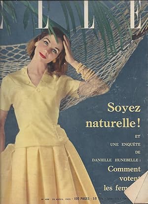 Revue Elle n° 489 25 avril 1955