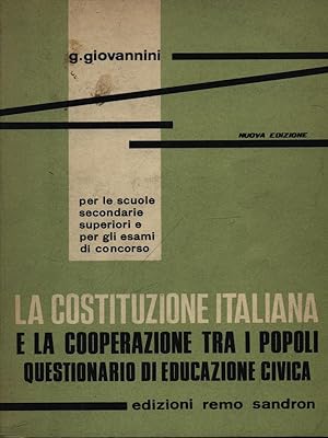 Immagine del venditore per La costituzione italiana venduto da Librodifaccia