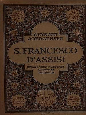 Imagen del vendedor de S. Francesco d'Assisi a la venta por Librodifaccia