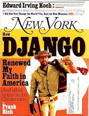 Seller image for New York Magazine, February 11, 2013 (Cover Story on "Django Unchained," by Quentin Tarantino) for sale by Armadillo Books