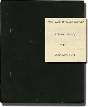 The Dark is Light Enough (Original typescript draft for the 1954 play)