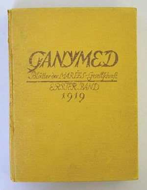 Imagen del vendedor de Ganymed. Bltter der Mares-Gesellschaft. 1. Bd. 1919. a la venta por antiquariat peter petrej - Bibliopolium AG