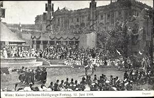 Ansichtskarte / Postkarte Wien, Kaiser Jubiläums Huldigungs Festzug, 12. Juni 1908