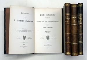 Preussen im Bundestag 1851 - 1859. Documente der K. Preuss. Bundestags-Gesandtschaft. (4 Theile i...