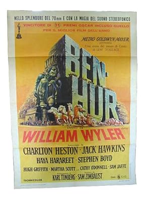 Bild des Verkufers fr Ben Hur [Filmplakat]. zum Verkauf von antiquariat peter petrej - Bibliopolium AG