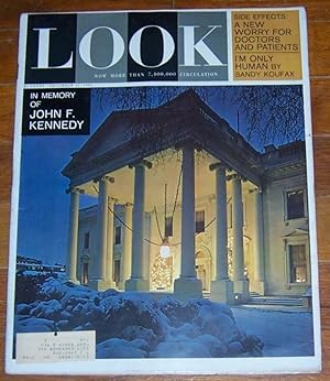 Seller image for LOOK MAGAZINE DECEMBER 31, 1963 for sale by Gibson's Books