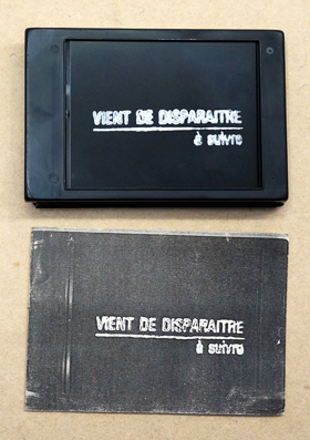 Vient de disparaitre - a suivre.