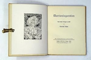 Immagine del venditore per Marienlegenden. venduto da antiquariat peter petrej - Bibliopolium AG