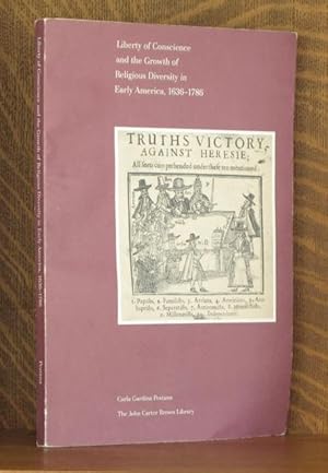 Bild des Verkufers fr Liberty of Conscience and the Growth of Religious Diversity in Early America, 1636-1786 zum Verkauf von Andre Strong Bookseller