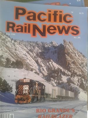 Bild des Verkufers fr Pacific Rail News No. 295 - June 1988 zum Verkauf von hcmBOOKS