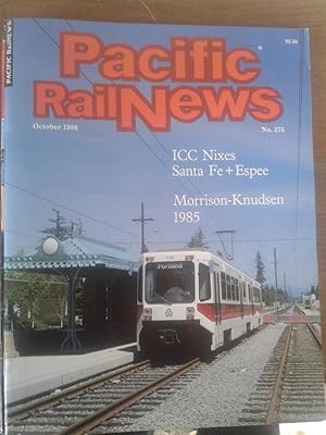 Seller image for Pacific Rail News No. 275 - Oct 1986 for sale by hcmBOOKS