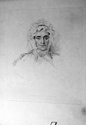 Two Trail drawings of his mother, Lucy Read Lawrence