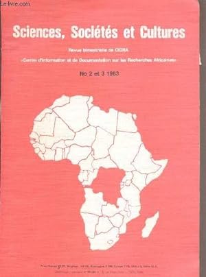 Seller image for Sciences, socits et cultures - Revue bimestrielle de Cidra - N2 et 3 -1983 for sale by Le-Livre