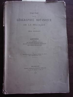 Esquisse de la Geographie Botanique de la Belgique.