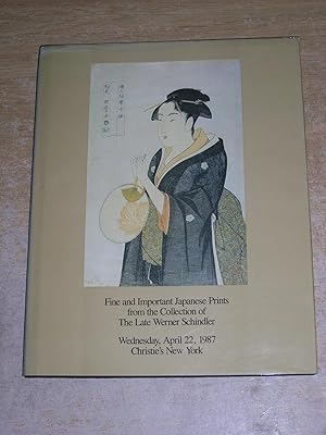 Christie's New York Fine And Important Japanese Prints From The Collection Of The Late Werner Sch...
