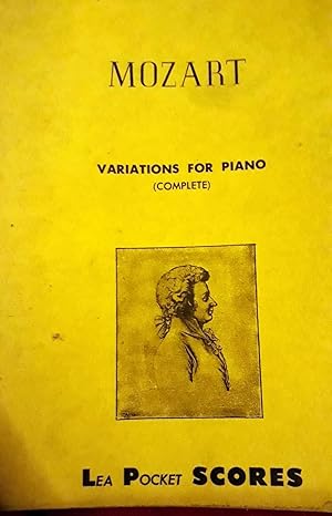 MOZART - Variations for Piano ( complete )