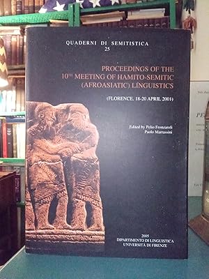 Seller image for Proceedings of the 10th Meeting of Hamito-Semitic ( Afroasiatic ) Linguistics for sale by Library of Religious Thought