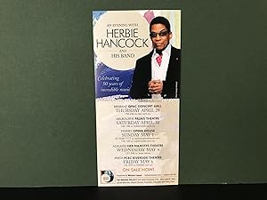 Seller image for An Evening with Herbie Hancock and His Band - Australian Tour 2011 (ORIGINAL FLIER) for sale by Bookwood