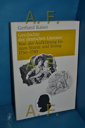 Bild des Verkufers fr Geschichte der deutschen Literatur, Von der Aufklrung bis zum Sturm und Drang, 1730 - 1785. zum Verkauf von Antiquarische Fundgrube e.U.