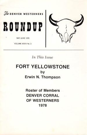 Image du vendeur pour The Denver Westerners' Monthly Roundup: May - June 1978, Vol 34, No. 3 mis en vente par Clausen Books, RMABA