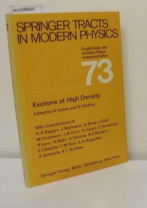 Image du vendeur pour Excitons at high density (Springer tracts in modern physics) mis en vente par ralfs-buecherkiste