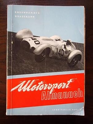 Imagen del vendedor de Motosrport-Almanach 1953 a la venta por Rudi Euchler Buchhandlung & Antiquariat