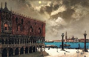 Vintage Postcard: Venice by Moonlight