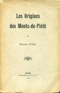 Seller image for Les origines des Monts-de-Pit. for sale by Bcher Eule
