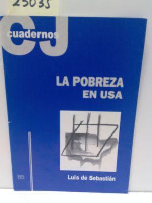 Seller image for LA POBREZA EN USA for sale by Librera Circus