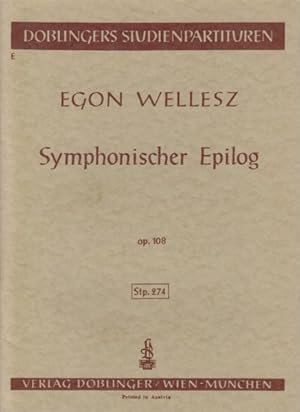 Symphonic Epilogue, Op.108 - Study Score
