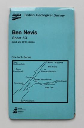 Ben Nevis. Sheet 53 Solid and Drift Edition, one inch series