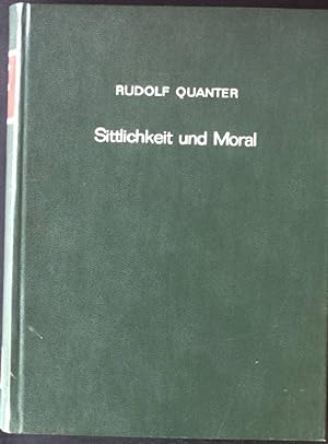 Seller image for Sittlichkeit und Moral im Heiligen Rmischen Reich Deutscher Nation : Bilder aus d. dt. Kultur- u. Rechtsleben. for sale by books4less (Versandantiquariat Petra Gros GmbH & Co. KG)
