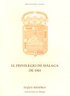 Bild des Verkufers fr El privilegio de Mlaga de 1501 zum Verkauf von AG Library